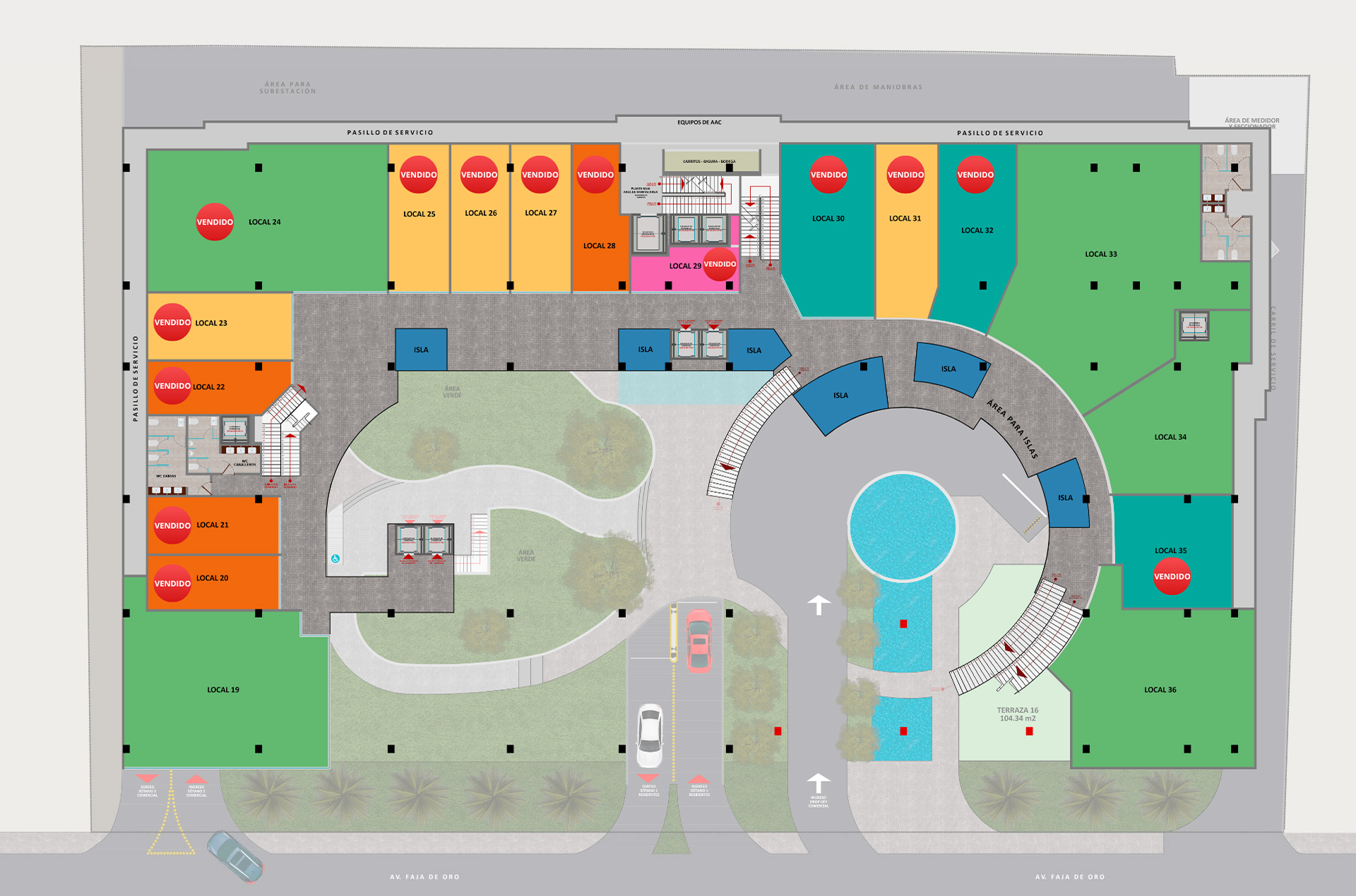 Plano Locales Piso 02