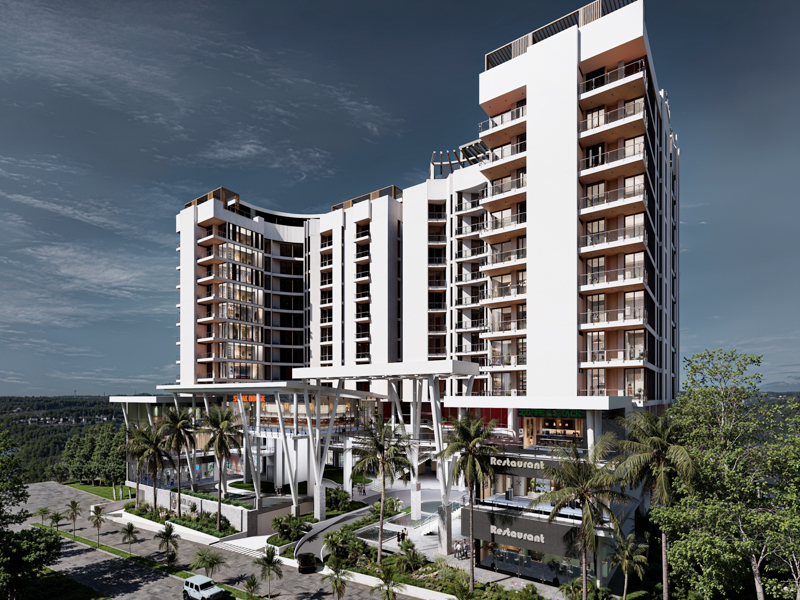 Fachada del edificio Punta Loma